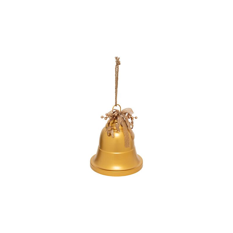 Cloche en métal dorée - D32cm