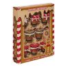 Coffret de 8 bougies parfumées - Epices de Noël - 320g