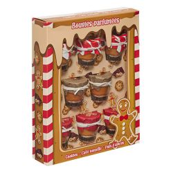 Coffret de 8 bougies parfumées - Epices de Noël - 320g