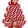 Suspension de Noël en résine - Sapin bonbon - 13cm