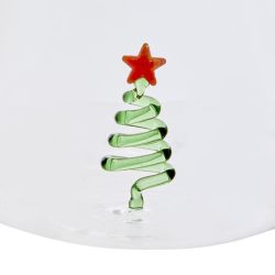 Théière Nelya en verre et en inox - Gingerman ou Sapin ou Sucre d'orge ou Couronne de Noël