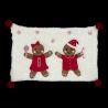 Coussin en polyester - Bonhommes Pain d'épices - 50x30cm