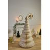 Sapin origami en papier écru - H180cm
