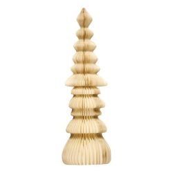 Sapin origami en papier écru - H180cm
