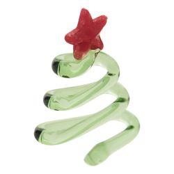Mug de Noël en verre - Nelya Gingerman ou Sapin ou Sucre d'orge ou Couronne de Noël - 40cl
