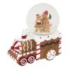 Boule à neige lumineuse et musicale - Train Gingerman - D10cm