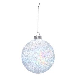 Boule de Noël en verre -...