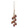 Suspension de Noël en bois - Gland en grappe - 8cm