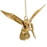 Suspension de Noël - Colibri doré - 9cm
