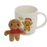 Coffret Mug de Noël 38cl avec peluche - Renne OU Gingerman