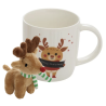 Coffret Mug de Noël 38cl avec peluche - Renne OU Gingerman
