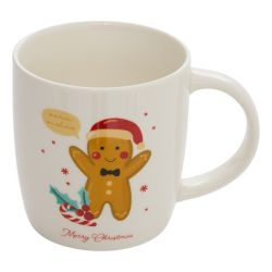 Coffret Mug de Noël 38cl avec peluche - Renne OU Gingerman