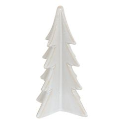 Sapin en céramique blanc -...