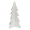 Sapin en céramique blanc - H14cm