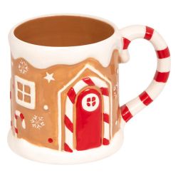 Mug de Noël - Maison Pain d'épices - 50cl