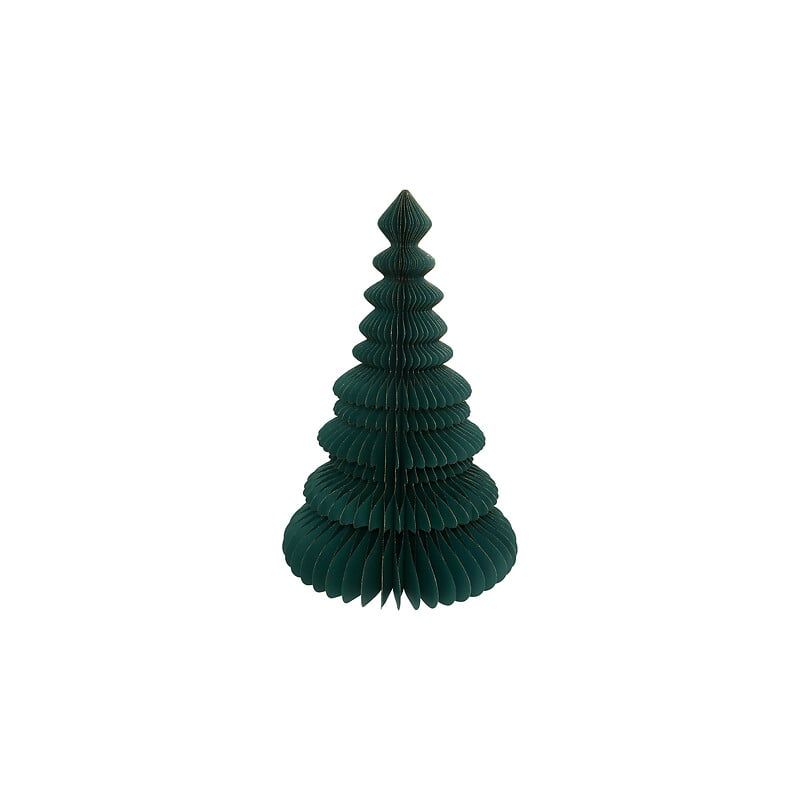 Sapin origami en papier vert - H90cm