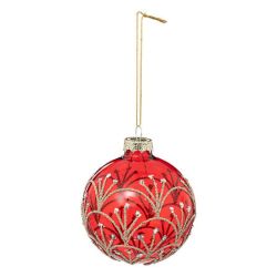 Boule de Noël en verre -...