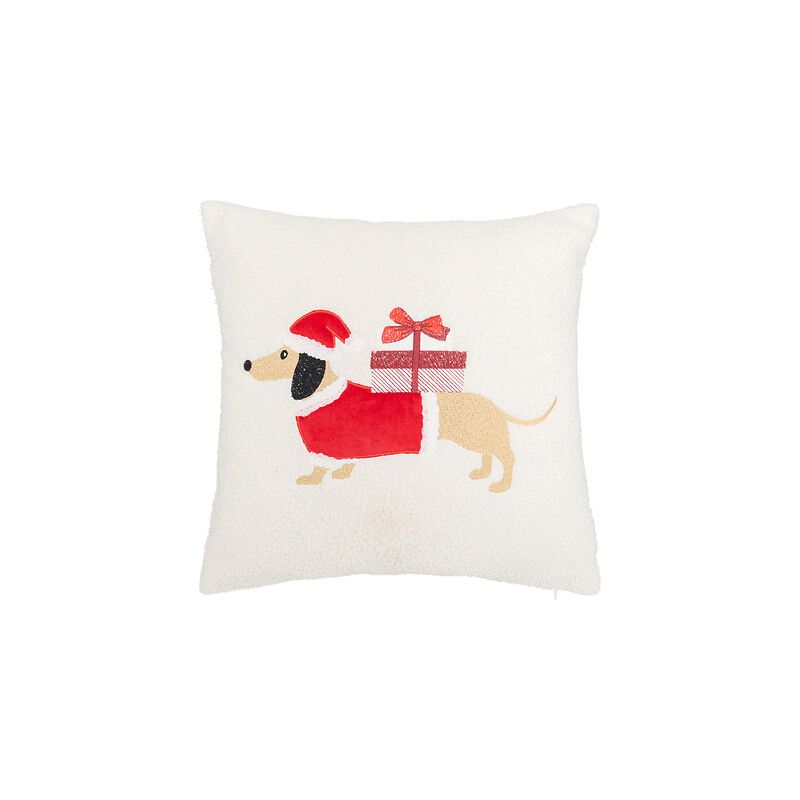 Coussin en polyester - Chien Teckel Cadeau - 40x40cm