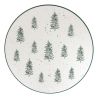 6 Assiettes plates en porcelaine Skov -  D26cm
