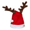 Bonnet de Noël adulte à mouvements - Renne de Noël
