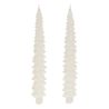 2 Bougies Bâton - Sapin blanc