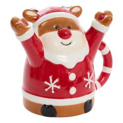 Mug de Noël - Personnage inversé (Père Noël OU Pingouin OU Renne) 35cl