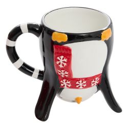 Mug de Noël - Personnage inversé (Père Noël OU Pingouin OU Renne) 35cl