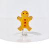 Gobelet en verre de Noël Nelya 40cl - Gingerman OU Sapin OU Sucre d'orge OU Couronne de Noël