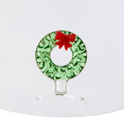 Gobelet en verre de Noël Nelya 40cl - Gingerman OU Sapin OU Sucre d'orge OU Couronne de Noël