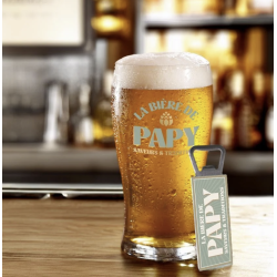 Coffret Bière - La Bière de Papy - Verre + Décapsuleur