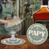 Coffret Rhum - Le Rhum de Papy - Verre & Dessous de verre