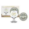 Coffret Rhum - Le Rhum de Papy - Verre & Dessous de verre