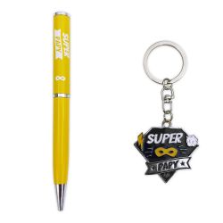 Coffret Stylo & Porte-clés - Super Papy