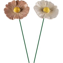 PIQUE AVEC FLEUR ROSE OU...