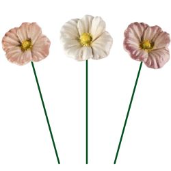 PIQUE AVEC FLEUR ROSE OU...