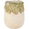 POT DE FLEURS PINE TREE CIMENT 15X15X19 CM - DEKORATIEF