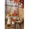 CHAMPIGNON VERT OU MARRON CERAMIQUE 6x6x11cm - DEKORATIEF
