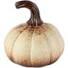 CITROUILLE DECO CREME/MARRON CERAMIQUE 16X16X16CM - DEKORATIEF