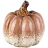 CITROUILLE DECO ROSE/CREME PORCELAINE 15X15X15 CM - DEKORATIEF
