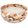 BOUGIE PARFUMEE AMBER EMBER VERRE/CIRE 15X15X7CM - DEKORATIEF