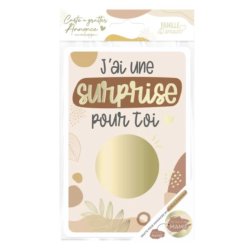 CARTE À GRATTER ANNONCE - TU VAS ÊTRE MAMIE !