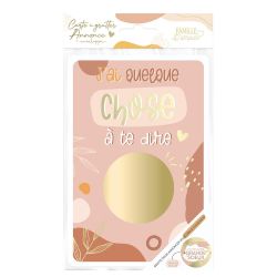 CARTE À GRATTER ANNONCE - TU VAS ÊTRE GRANDE SOEUR !