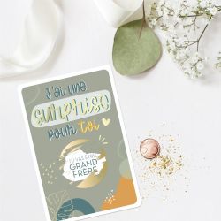 CARTE À GRATTER ANNONCE -...