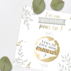 CARTE À GRATTER ANNONCE -...