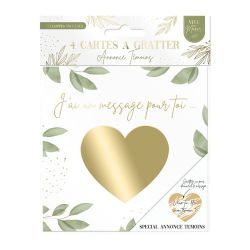 PACK de 4 CARTES ANNONCE - VEUX-TU ÊTRE MON TÉMOIN