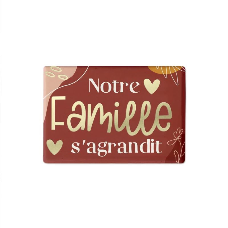MAGNET ANNONCE - "NOTRE FAMILLE S'AGRANDIT"