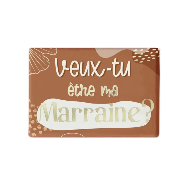 MAGNET ANNONCE -"VEUX-TU ÊTRE MA MARRAINE ?"