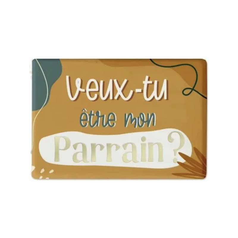 MAGNET ANNONCE - "VEUX-TU ÊTRE MON PARRAIN"