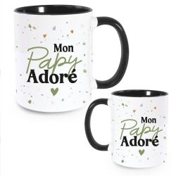 MUG NOIR - Mon Papy adoré
