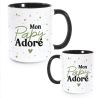 MUG NOIR - Mon Papy adoré